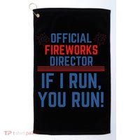 Firework Director 4th Of July Gift Pyrotech Technician Gift Golf Towel thumb 0
