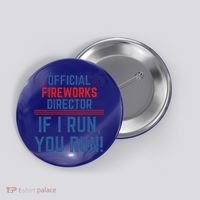 Firework Director 4th Of July Gift Pyrotech Technician Gift Button thumb 0