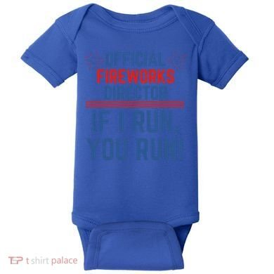 Firework Director 4th Of July Gift Pyrotech Technician Gift Baby Bodysuit
