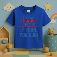 Firework Director 4th Of July Gift Pyrotech Technician Gift Toddler T-Shirt thumb 3