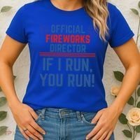 Firework Director 4th Of July Gift Pyrotech Technician Gift Women's T-Shirt thumb 2