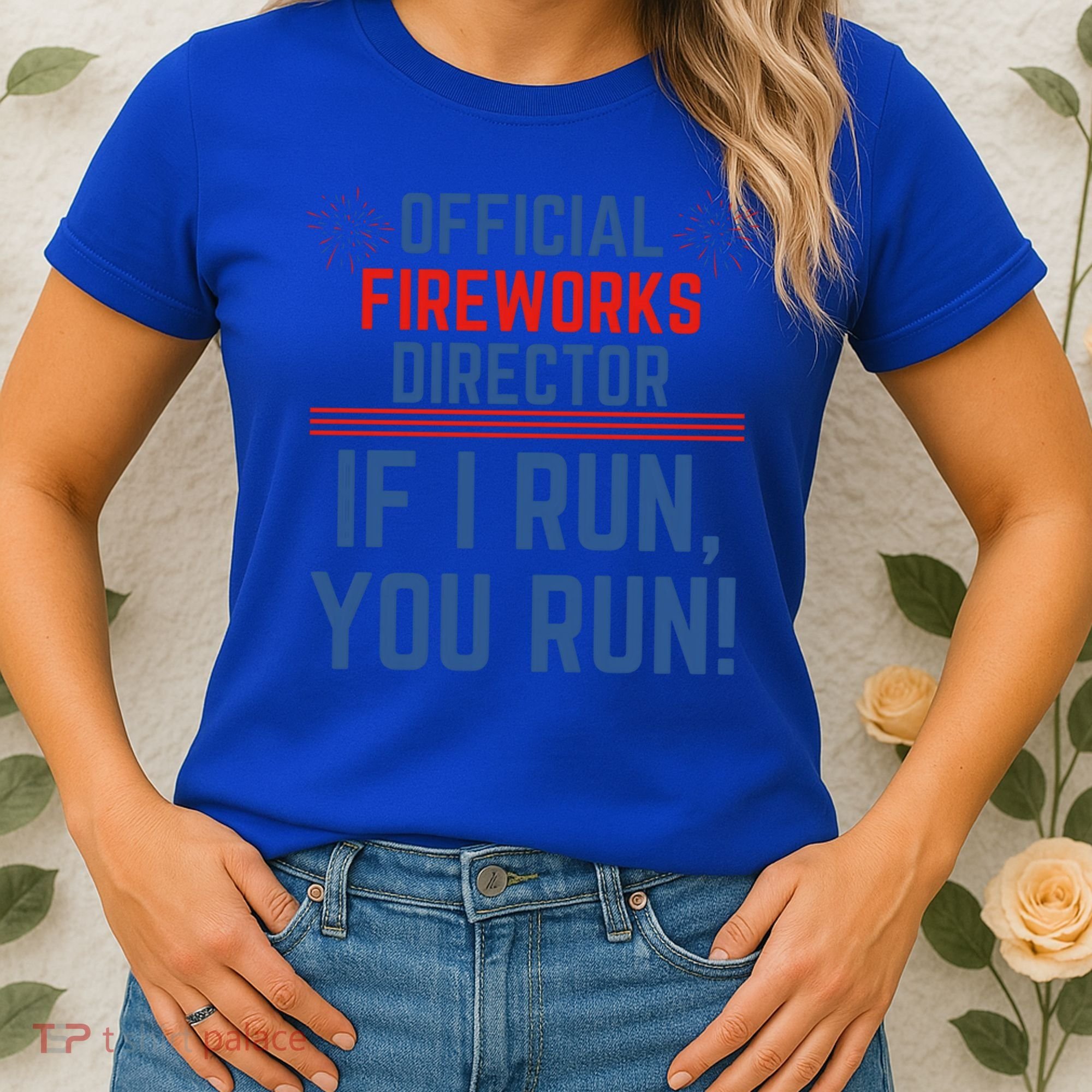 Firework Director 4th Of July Gift Pyrotech Technician Gift Women's T-Shirt