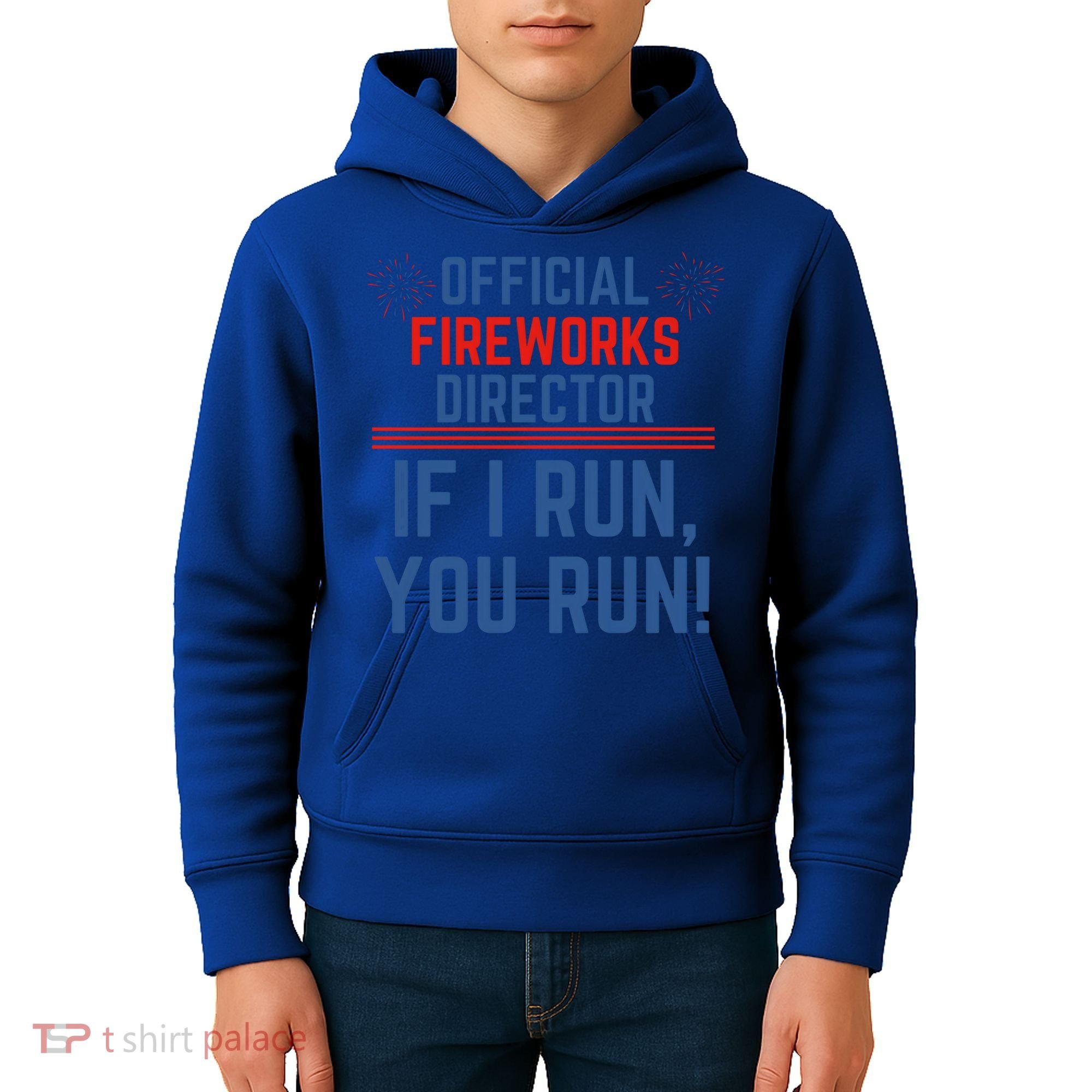 Firework Director 4th Of July Gift Pyrotech Technician Gift Kids Hoodie