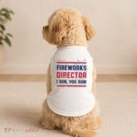 Fireworks Director | 4th Of July Doggie Tank thumb 2