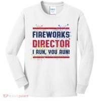 Fireworks Director | 4th Of July Kids Long Sleeve Shirt thumb 0