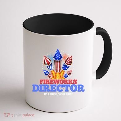 Fireworks Director 4th Of July Pyrotechnician Gift Coffee Mug back