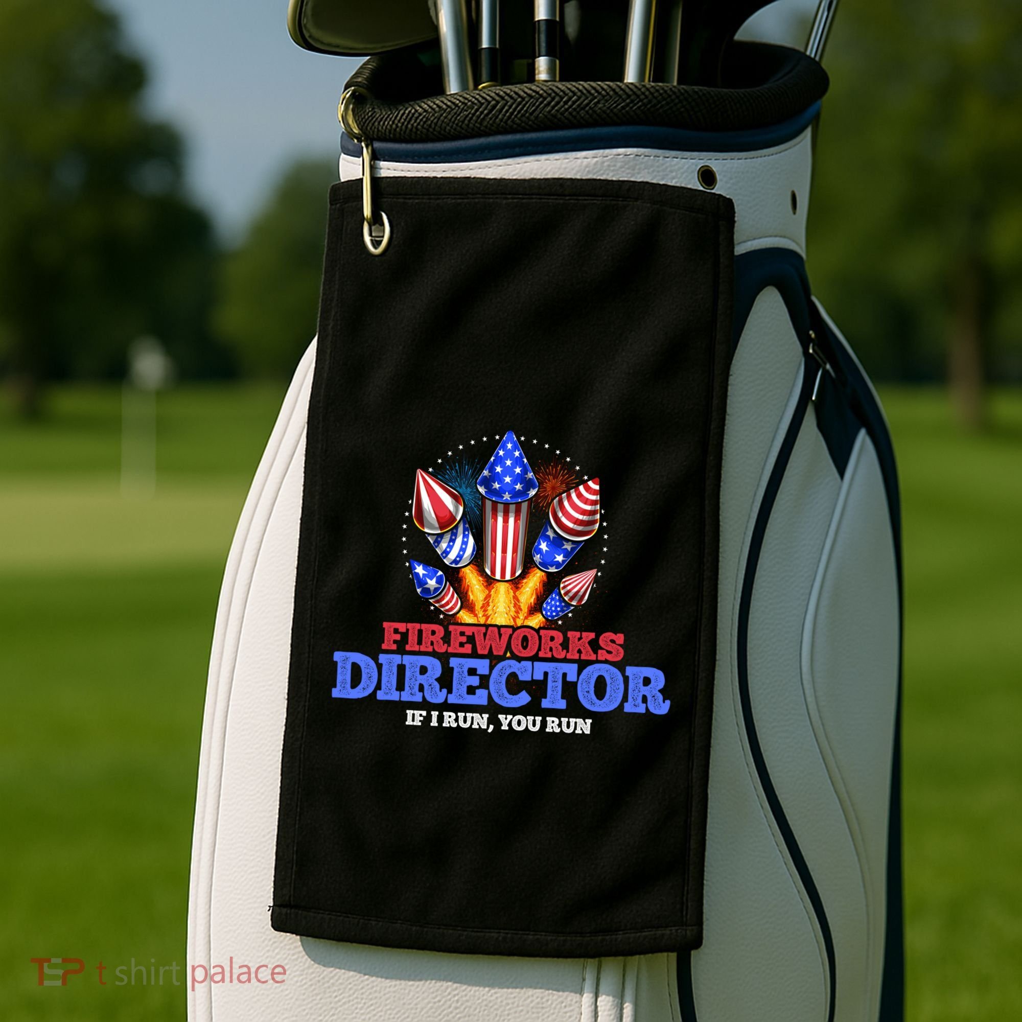 Fireworks Director 4th Of July Pyrotechnician Gift Golf Towel