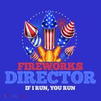 Fireworks Director 4th Of July Pyrotechnician Gift Magnet thumb 1