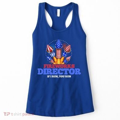 Fireworks Director 4th Of July Pyrotechnician Gift Women's Tank Top