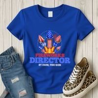 Fireworks Director 4th Of July Pyrotechnician Gift Women's T-Shirt thumb 3