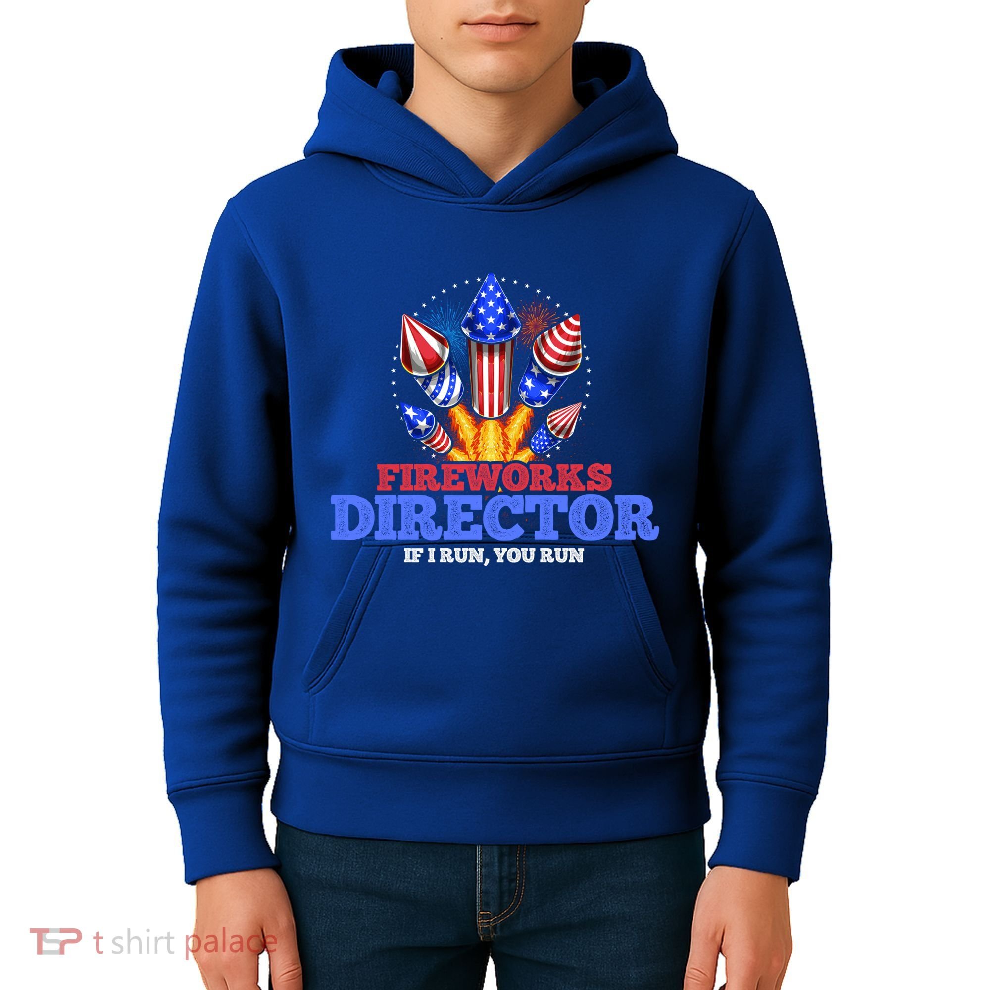 Fireworks Director 4th Of July Pyrotechnician Gift Kids Hoodie