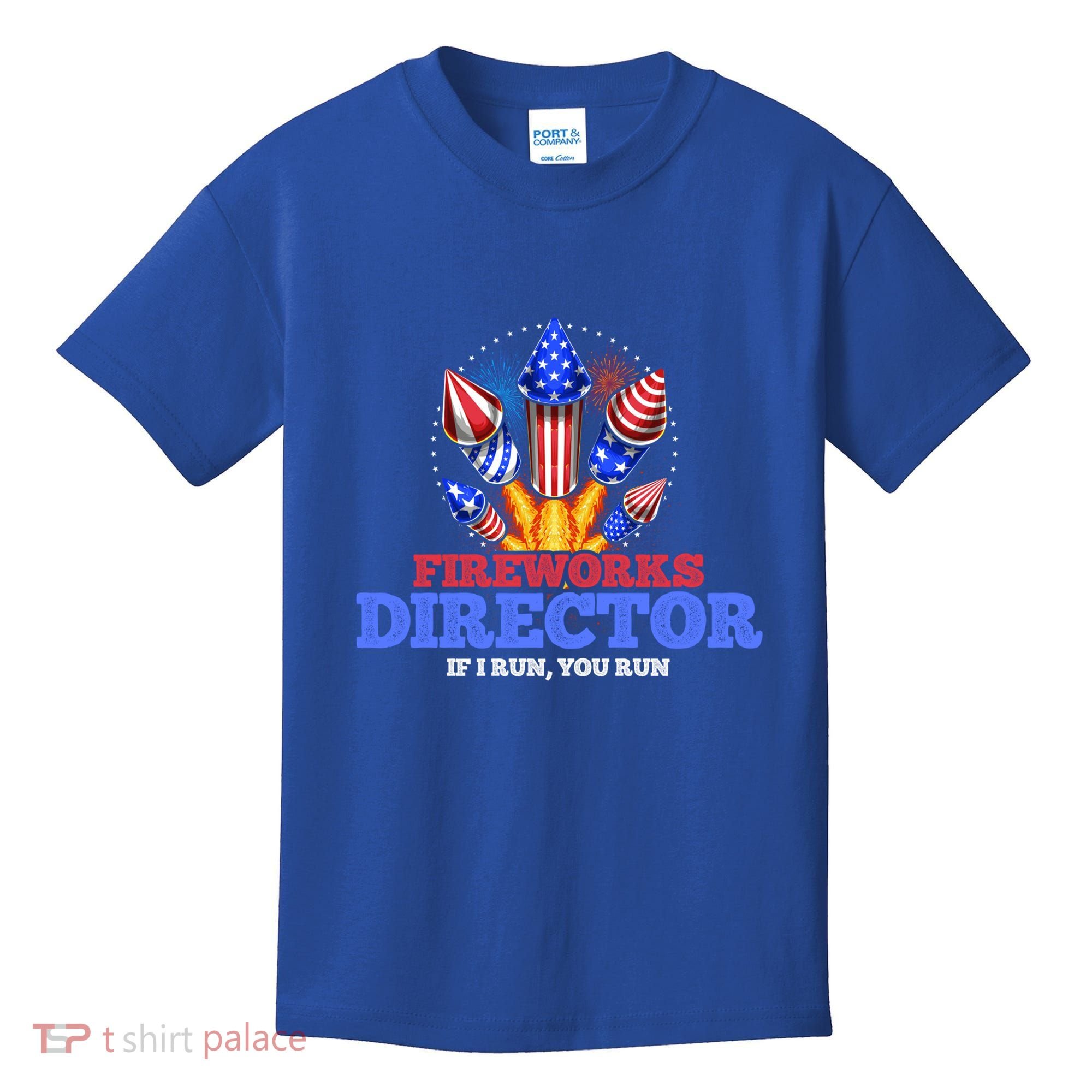 Fireworks Director 4th Of July Pyrotechnician Gift Kids T-Shirt