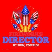 Fireworks Director 4th Of July Pyrotechnician Gift Santa Hat thumb 1