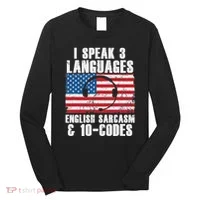 Funny Dispatcher 911 Emergency Operator Thin Yellow Line Long Sleeve Shirt thumb 0