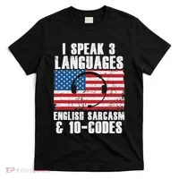 Funny Dispatcher 911 Emergency Operator Thin Yellow Line T-Shirt thumb 0
