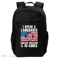 Funny Dispatcher 911 Emergency Operator Thin Yellow Line Backpack thumb 0