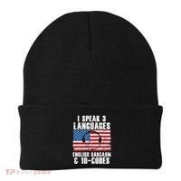 Funny Dispatcher 911 Emergency Operator Thin Yellow Line Beanie thumb 0