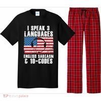 Funny Dispatcher 911 Emergency Operator Thin Yellow Line Pajama Set thumb 0