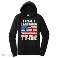 Funny Dispatcher 911 Emergency Operator Thin Yellow Line Women's Hoodie thumb 0