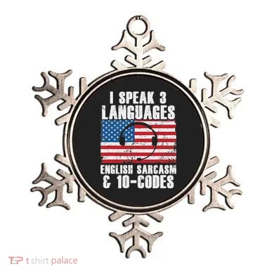 Funny Dispatcher 911 Emergency Operator Thin Yellow Line Ornament