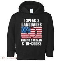 Funny Dispatcher 911 Emergency Operator Thin Yellow Line Toddler Hoodie thumb 0