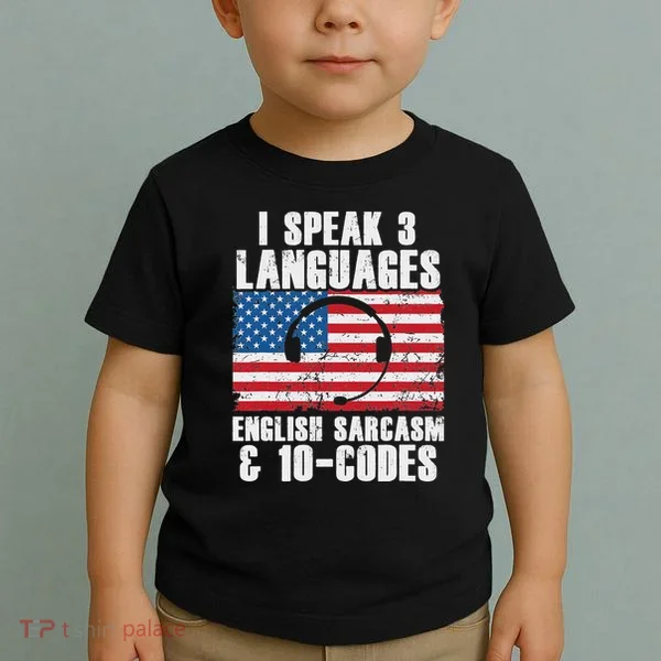 Funny Dispatcher 911 Emergency Operator Thin Yellow Line Toddler T-Shirt