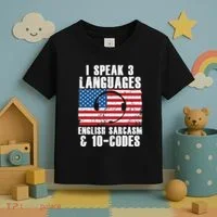 Funny Dispatcher 911 Emergency Operator Thin Yellow Line Toddler T-Shirt thumb 3