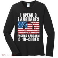 Funny Dispatcher 911 Emergency Operator Thin Yellow Line Women's Long Sleeve Shirt thumb 0