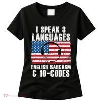 Funny Dispatcher 911 Emergency Operator Thin Yellow Line Women's T-Shirt thumb 0