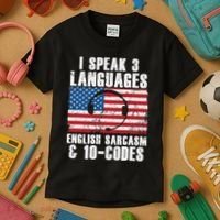 Funny Dispatcher 911 Emergency Operator Thin Yellow Line Kids T-Shirt thumb 3