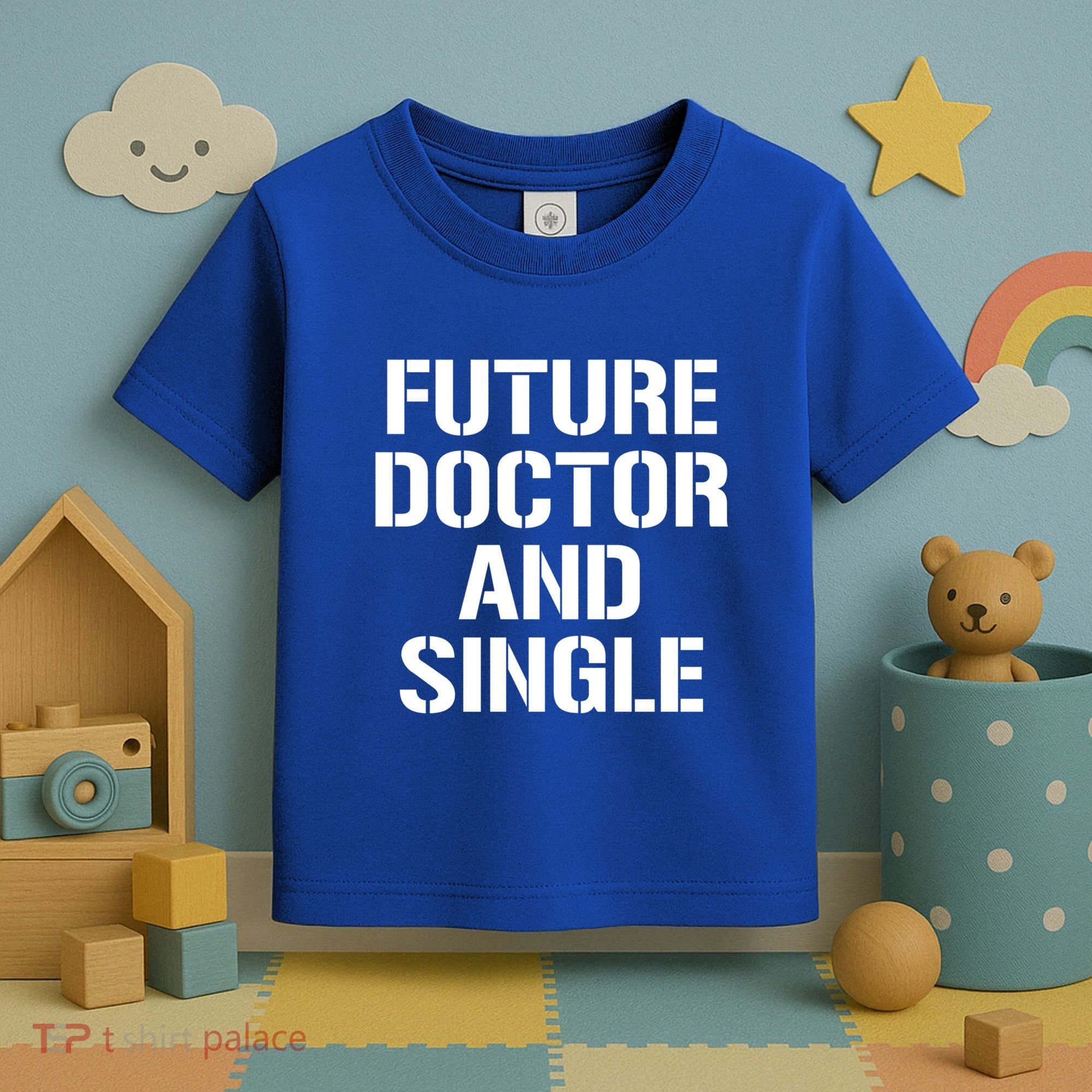 Future Doctor And Single Funny Medical School Student Funny Gift Toddler T-Shirt