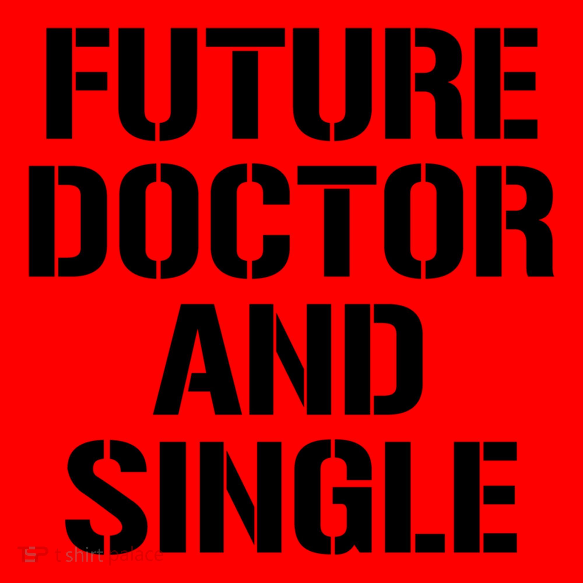 Future Doctor And Single Funny Medical School Student Funny Gift Santa Hat