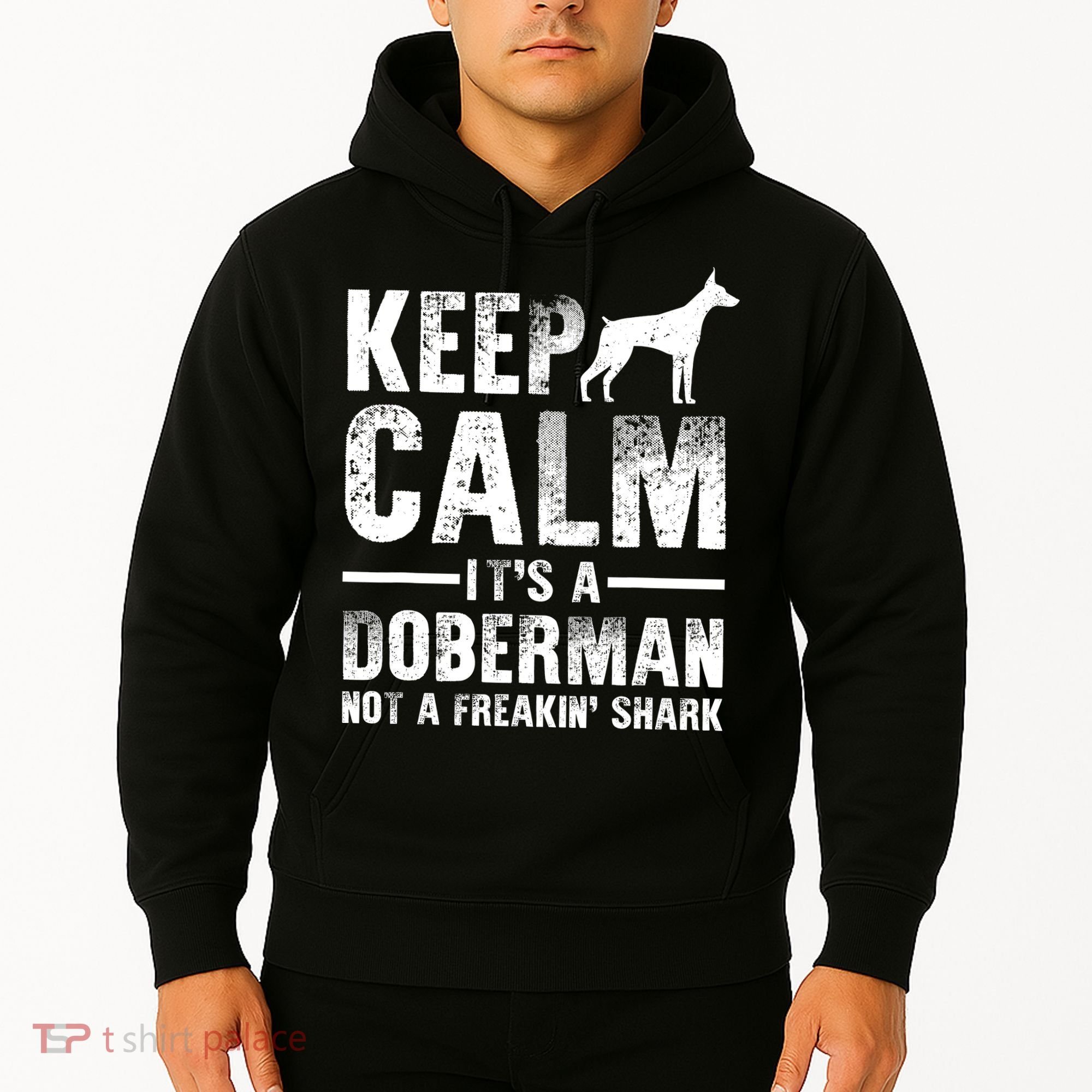 Funny Doberman Art Doberman Pinscher Dog Walker Hoodie