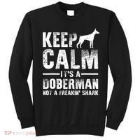 Funny Doberman Art Doberman Pinscher Dog Walker Sweatshirt thumb 0