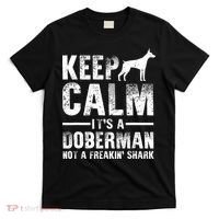 Funny Doberman Art Doberman Pinscher Dog Walker T-Shirt thumb 0