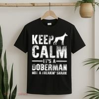 Funny Doberman Art Doberman Pinscher Dog Walker T-Shirt thumb 2