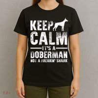 Funny Doberman Art Doberman Pinscher Dog Walker T-Shirt thumb 4