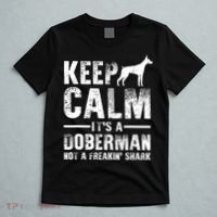 Funny Doberman Art Doberman Pinscher Dog Walker T-Shirt thumb 5