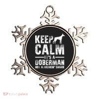 Funny Doberman Art Doberman Pinscher Dog Walker Ornament thumb 0
