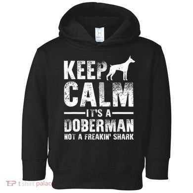 Funny Doberman Art Doberman Pinscher Dog Walker Toddler Hoodie