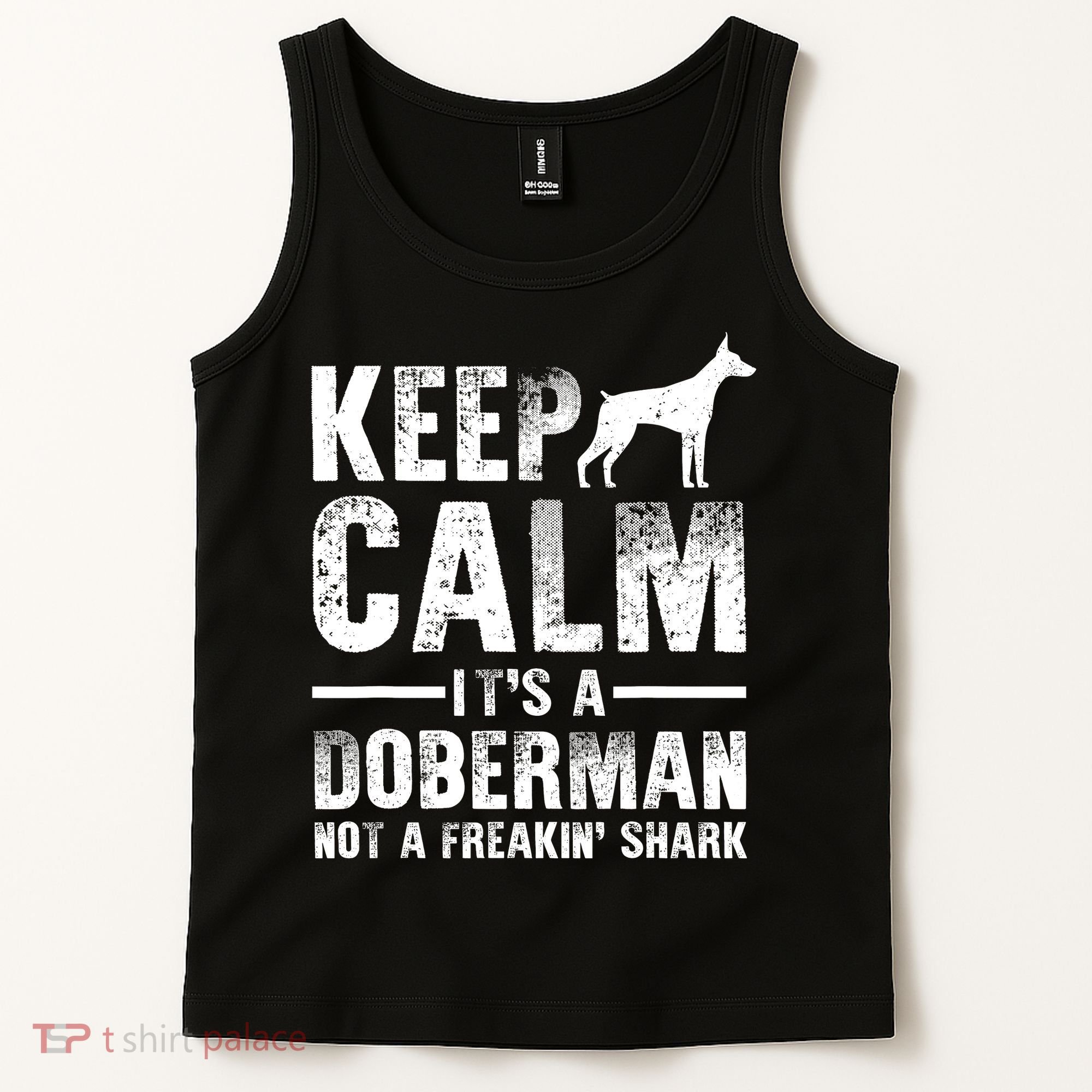 Funny Doberman Art Doberman Pinscher Dog Walker Tank Top
