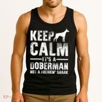 Funny Doberman Art Doberman Pinscher Dog Walker Tank Top thumb 3