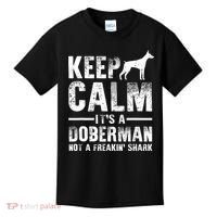 Funny Doberman Art Doberman Pinscher Dog Walker Kids T-Shirt thumb 0