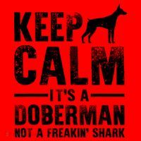 Funny Doberman Art Doberman Pinscher Dog Walker Santa Hat thumb 1