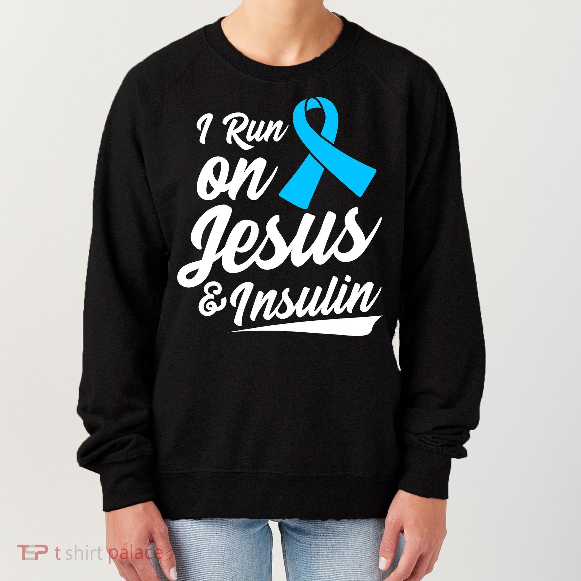 Funny Diabetes Awareness T1D T2D Diabetic Pancreas Women's Sweatshirt