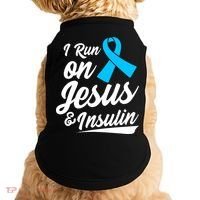 Funny Diabetes Awareness T1D T2D Diabetic Pancreas Doggie Tank thumb 0