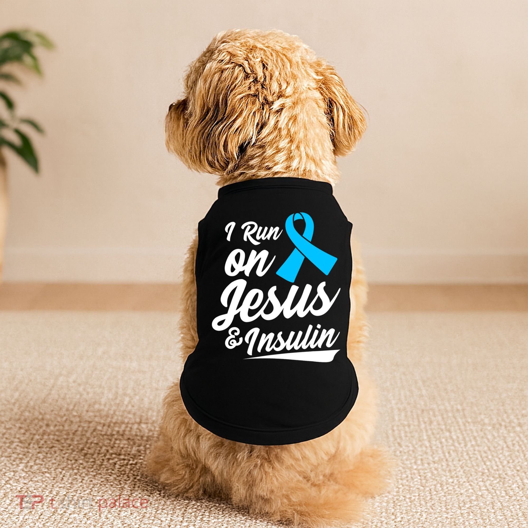 Funny Diabetes Awareness T1D T2D Diabetic Pancreas Doggie Tank