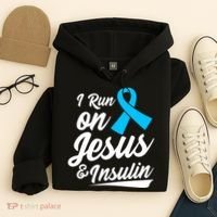 Funny Diabetes Awareness T1D T2D Diabetic Pancreas Hoodie thumb 4