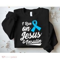 Funny Diabetes Awareness T1D T2D Diabetic Pancreas Sweatshirt thumb 2