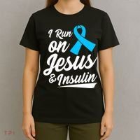 Funny Diabetes Awareness T1D T2D Diabetic Pancreas T-Shirt thumb 4